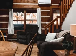Mountain Laurel Cabin at 36 North - Fireplace