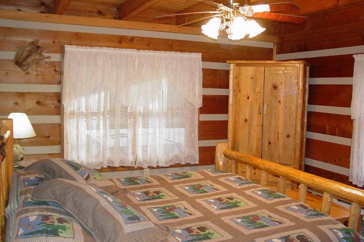 Bear Creek Secluded Log Cabin Overlooking Creek Near Boone NC - thumb 3