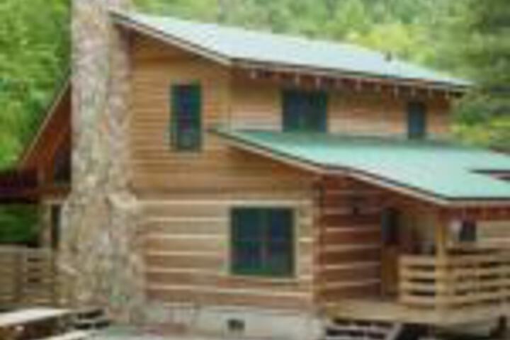 Bear Creek Secluded Log Cabin Overlooking Creek Near Boone NC - thumb 0