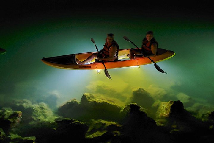 LED Illuminated Night Tours On Glass Bottom Kayaks - thumb 4