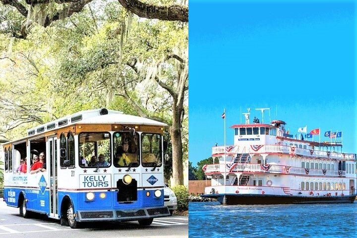 Savannah Land & Sea Combo: City Sightseeing Trolley Tour With Riverboat Cruise - thumb 2